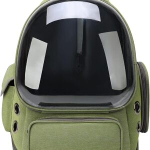 Cat Backpack Carrier for Cats and Small Dogs, Breathable Cat Bubble Backpack, Airline Approved Pet Travel Carrier for Hiking Camping Outdoor