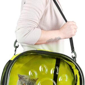 Pet Carrier Backpack, cat Carrier Bag, cat Dog Carrier Bag, Bird Carrier Bag, Backpack Carrier with Foldable Shoulder Strap, Designed for Cats and Puppies, Airline Approved, Travel, Hiking