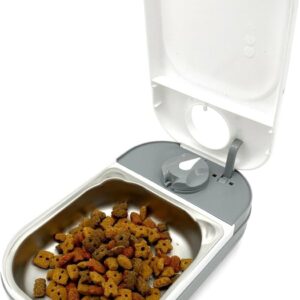 Automatic Timed Feeders with Stainless Steel Inserts (1 Bowl with Stainless Steel Insert)