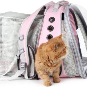 Pet Carrier Backpack, Bubble Backpack Carrier, Cats and Puppies,Airline-Approved, Designed for Travel, Hiking, Walking & Outdoor Use